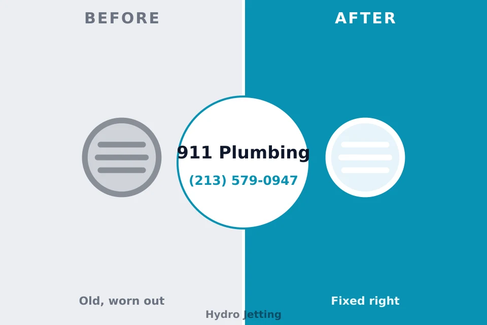 Before and after: plumbing repair Crandon Lakes, NJ